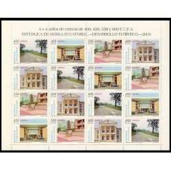 Guinea Ecuatorial 374/77 2006 Minihojita Desarrollo Turístico 2006 MNH Guinea Ecuatorial 374/77 2006 Minihojita Desarrollo Turístico 2006 MNH