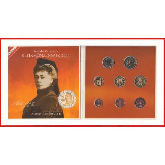 Austria 2004 Cartera Oficial Monedas € euros Austria 2004 Cartera Oficial Monedas € euros