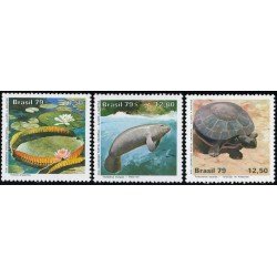 Brasil Brazil 1365/67 1979 Protección de la Naturalezza Flora y Fauna MNH Brasil Brazil 1365/67 1979 Protección de la Naturalezza Flora y Fauna MNH