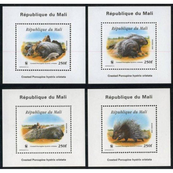 FAU1 Mali 1223/26 Bl.4 HB 1998 MNH FAU1 Mali 1223/26 Bl.4 HB 1998 MNH