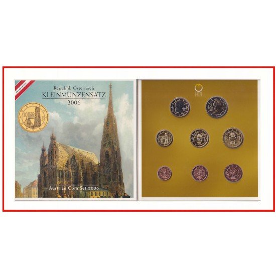 Austria 2006 Cartera Oficial Monedas € euros