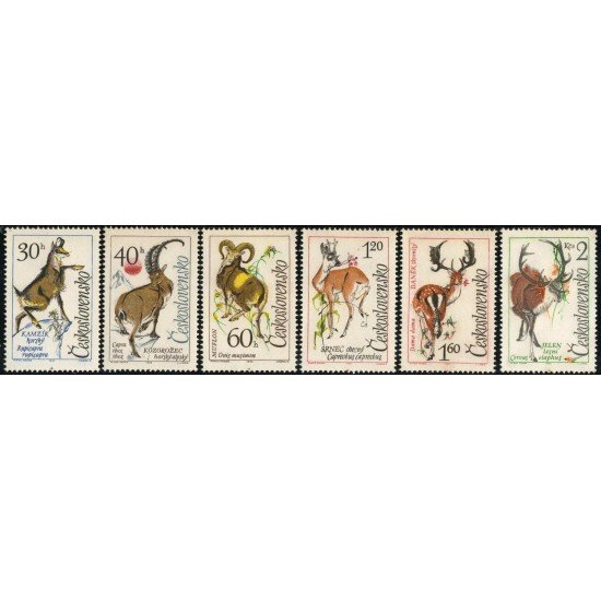 FAU1 Checoslovaquia Czechoslovakia Nº 1306/11 1963 MNH FAU1 Checoslovaquia Czechoslovakia Nº 1306/11 1963 MNH