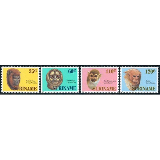 FAU2 Surinam Suriname Nº 1061/64 MNH FAU2 Surinam Suriname Nº 1061/64 MNH