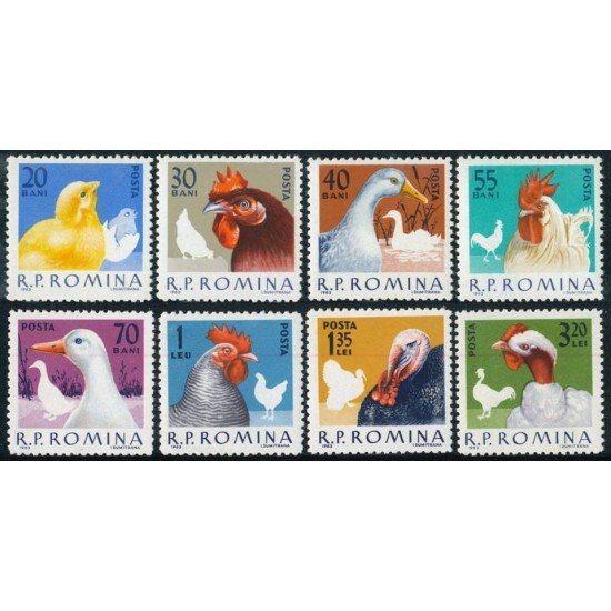 FAU2 Rumanía Romania Nº 1908/15 1963 MNH FAU2 Rumanía Romania Nº 1908/15 1963 MNH