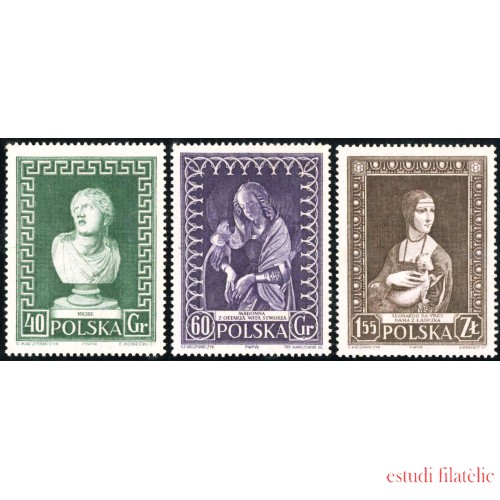 FAU2  Polonia Poland  Nº 878/80   1956   MNH