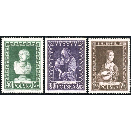 FAU2 Polonia Poland Nº 878/80 1956 MNH FAU2 Polonia Poland Nº 878/80 1956 MNH