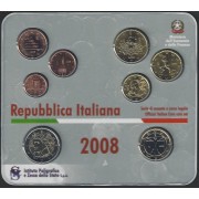 Monedas Euros Italia Cartera 2008