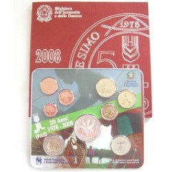Monedas Euros Italia Cartera 2008 (+ moneda 5 € plata) Monedas Euros Italia Cartera 2008 (+ moneda 5 € plata)