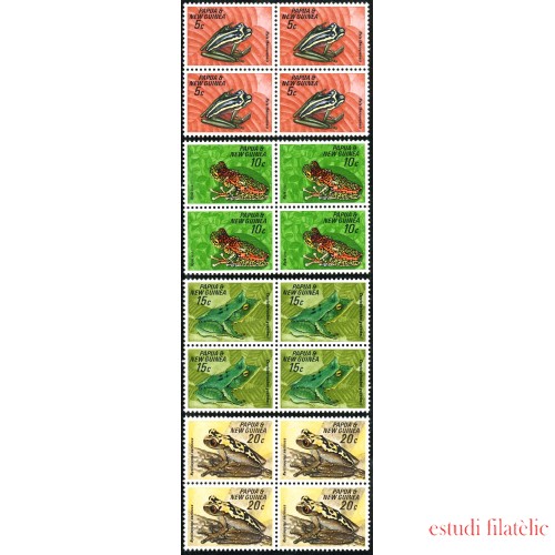 FAU3 Papúa y New Guinea  Nº 130/33 Bloque 4  MNH