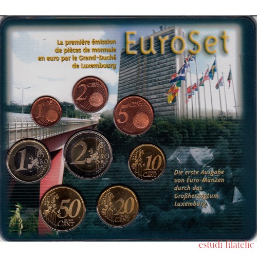 Monedas Euros Luxemburgo Cartera 2002