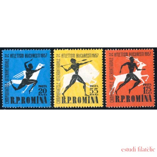 FAU3 Rumanía  Romania 1536/38  1957  MNH
