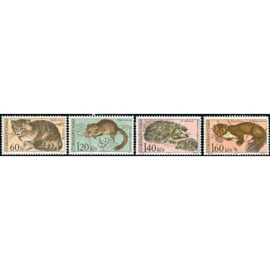 FAU3 Checoslovaquia Czechoslovakia Nº 1592, 1594/96 MNH FAU3 Checoslovaquia Czechoslovakia Nº 1592, 1594/96 MNH