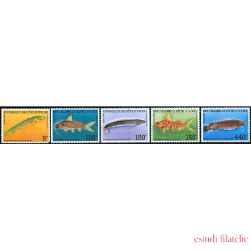 FAU3  Costa de Marfil  Ivory Coast  Nº 763/67  1986   MNH