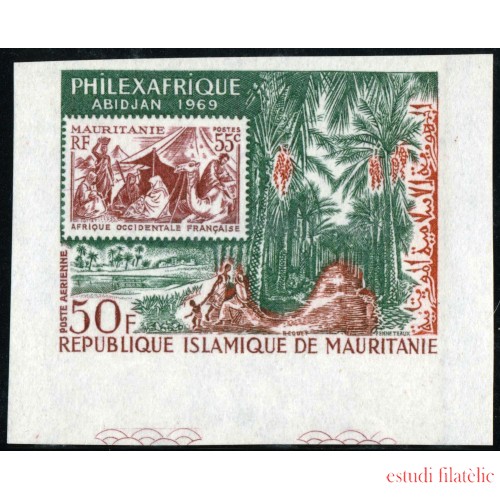 FAU3  Mauritania  Nº A 84 Sin dentar  1969  MNH