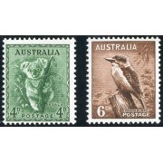 FAU4   Australia  Nº 114 y 116 fauna   MNH