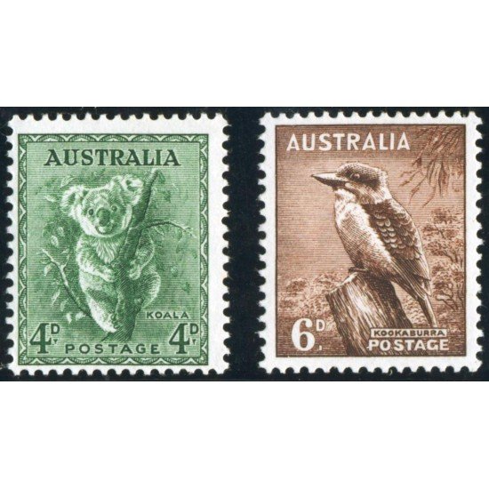 FAU4 Australia Nº 114 y 116 fauna MNH FAU4 Australia Nº 114 y 116 fauna MNH
