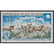 VAR2  Alto Volta Nº A 64  1969 fauna   MNH