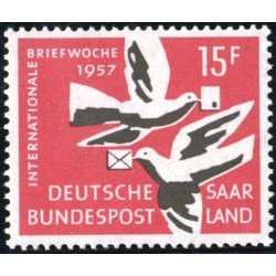 FAU4 Sarre 390 1957 MNH FAU4 Sarre 390 1957 MNH