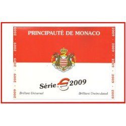Monaco 2009 Cartera Oficial Monedas € euro Set Monaco 2009 Cartera Oficial Monedas € euro Set