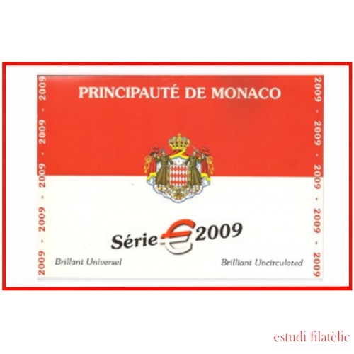Monaco 2009 Cartera Oficial Monedas € euro Set