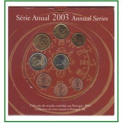 Portugal 2003 Cartera Oficial Monedas € euro Set Portugal 2003 Cartera Oficial Monedas € euro Set