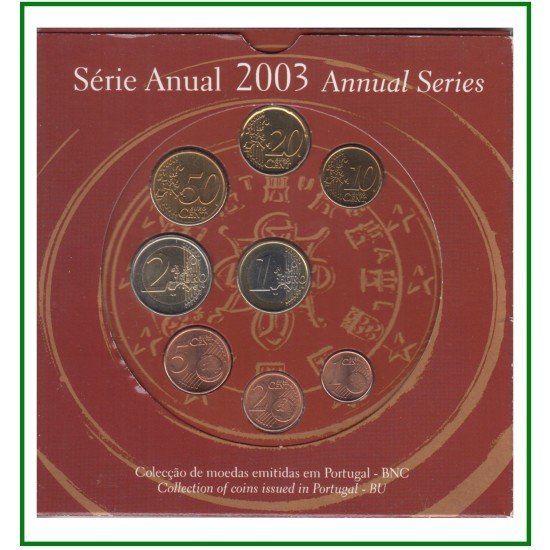 Portugal 2003 Cartera Oficial Monedas € euro Set