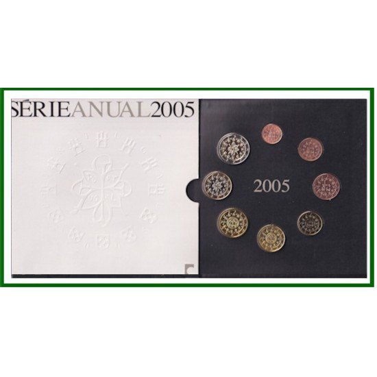 Portugal 2005 Cartera Oficial Monedas € euro Set Portugal 2005 Cartera Oficial Monedas € euro Set