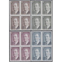 España Spain 3461/64 Bl.4 1996 SM Don Juan Carlos I Rey Muy Escaso MNH España Spain 3461/64 Bl.4 1996 SM Don Juan Carlos I Rey Muy Escaso MNH