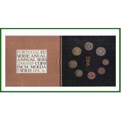 Portugal 2006 Cartera Oficial Monedas € euro Set Portugal 2006 Cartera Oficial Monedas € euro Set