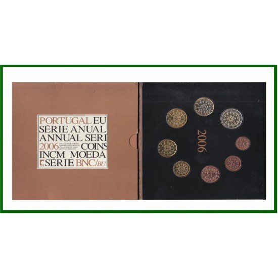 Portugal 2006 Cartera Oficial Monedas € euro Set Portugal 2006 Cartera Oficial Monedas € euro Set