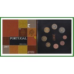 Portugal 2007 Cartera Oficial Monedas € euro Set Portugal 2007 Cartera Oficial Monedas € euro Set