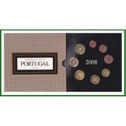 Portugal 2008 Cartera Oficial Monedas € euro Set Portugal 2008 Cartera Oficial Monedas € euro Set