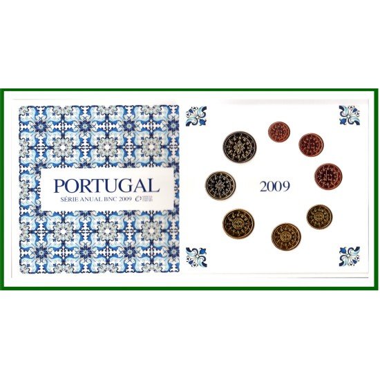 Monedas Euros Portugal Cartera 2009 Monedas Euros Portugal Cartera 2009