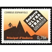 Andorra Española 421 2014 Deportes Trail Cimas Sports MNH Andorra Española 421 2014 Deportes Trail Cimas Sports MNH