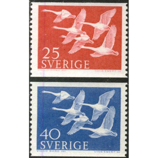 FAU5 Suecia Sweden 409/10 1956 Día de los países del norte MNH MNH FAU5 Suecia Sweden 409/10 1956 Día de los países del norte MNH MNH