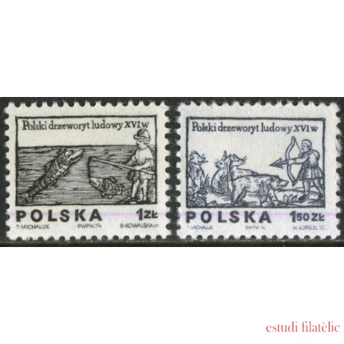 FAU5  Polonia Poland  Nº 2189/90  1974  MNH