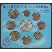 Monedas Euros San Marino Cartera 2003 + 5€ (plata)