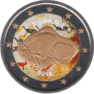 España 2015 2 € euros conmemorativos Color UNESCO Cueva de Altamira