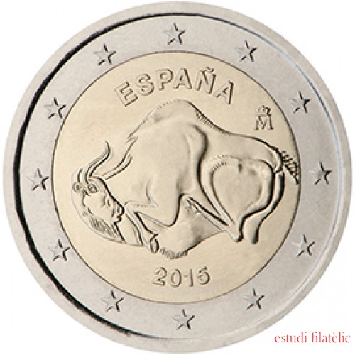 España 2015 2 € euros conmemorativos UNESCO Cueva de Altamira