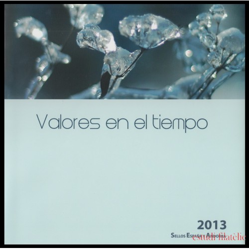 Libro Album Oficial de Sellos España y Andorra Año Completo 2013 
