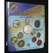 Monedas Euros San Marino Cartera 2006 + 5€ (plata)
