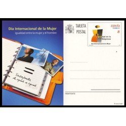 España Spain Entero Postal ( tarjeta ) 187 2011 Día Internacional de la Mujer