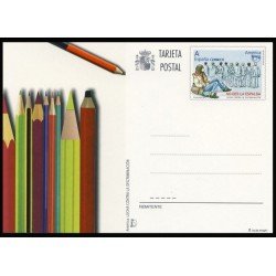 España Spain Entero Postal ( tarjeta ) 194 2013 Lucha contra la discriminación No des la espalda