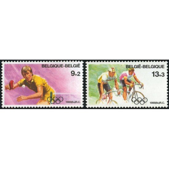TEN Bélgica Nº 2285/86 1988 MNH TEN Bélgica Nº 2285/86 1988 MNH