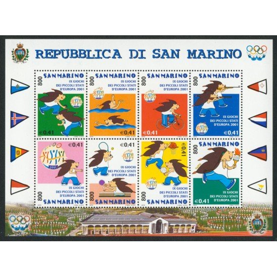 TEN San Marino Nº 1958/65 HB 2001 MNH TEN San Marino Nº 1958/65 HB 2001 MNH