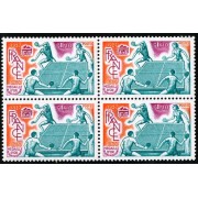 TEN France Francia Nº 1961 Bloque 4 1977 50º Aniv. de la Federación francesa TEN France Francia Nº 1961 Bloque 4 1977 50º Aniv. de la Federación francesa