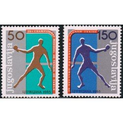 TEN Yugoslavia 1003/04 1965 MNH TEN Yugoslavia 1003/04 1965 MNH