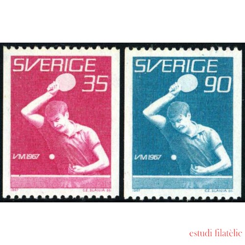 TEN  Suecia Sweden  Nº 561/62  1967   MNH