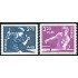 TEN  Suecia Sweden 1308/09 1985 Campeonatos del mundo de tenis mesa MNH