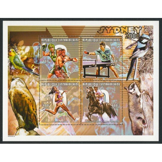 TEN Rep. Centroafricana  Nº 1619/22   2000  MNH